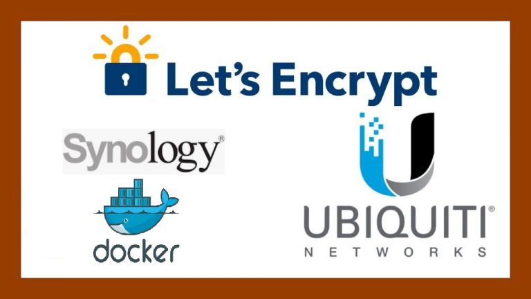 Let’s Encrypt certificate on Ubiquiti Unifi Controller installed on Synology Docker